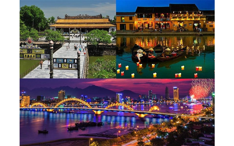 ĐÀ NẴNG - SƠN TRÀ - BẢO TÀNG PHẬT HỌC  HỘI AN - BÀ NÀ NÚI CHÚA - CỐ ĐÔ HUẾ 